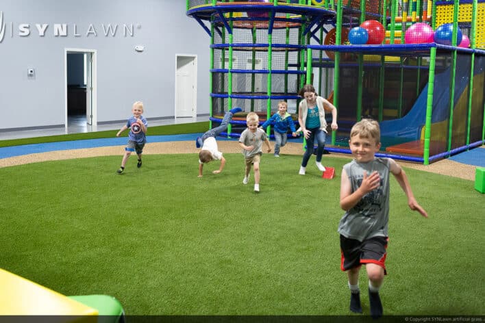 SYNLawn Oregon play run wild indoor playground grass